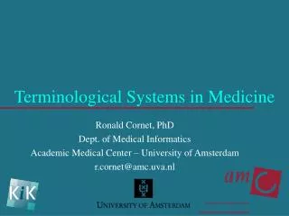 Terminological Systems in Medicine