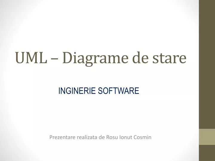 uml diagrame de stare