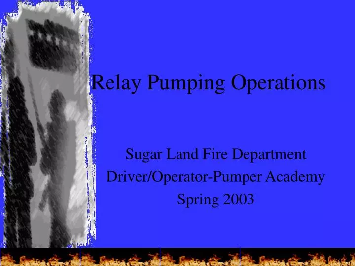 PPT - Relay Pumping Operations PowerPoint Presentation, Free Download ...