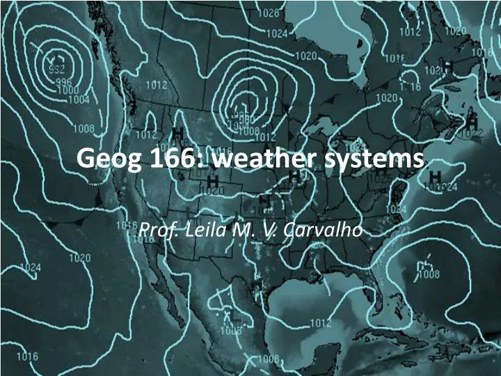 geog 166 weather systems