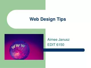 Web Design Tips