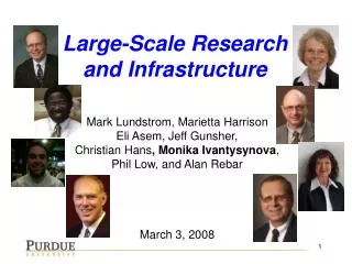 Large-Scale Research and Infrastructure
