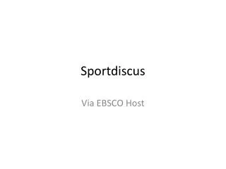 Sportdiscus