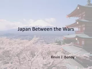 Japan Between the Wars