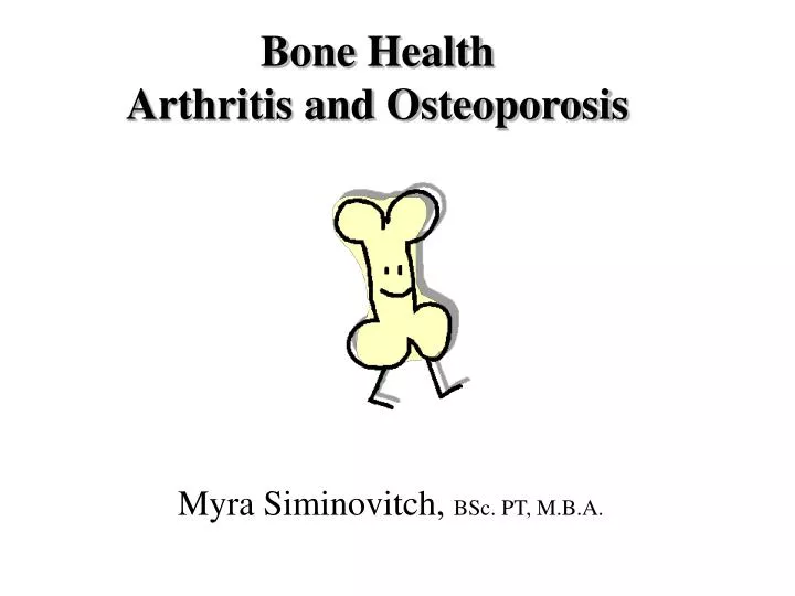 bone health arthritis and osteoporosis