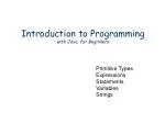 Introduction to Programming with Java, for Beginners - slide 1