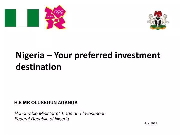 nigeria your preferred investment destination