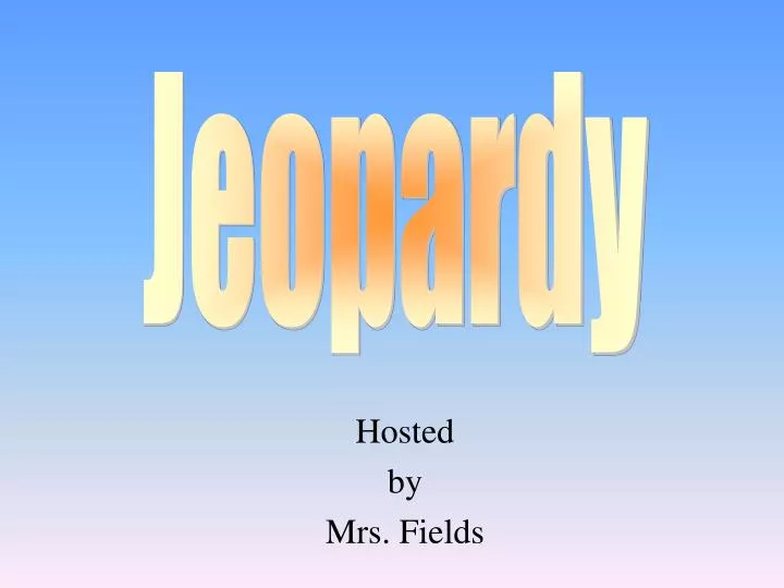 hosted by mrs fields