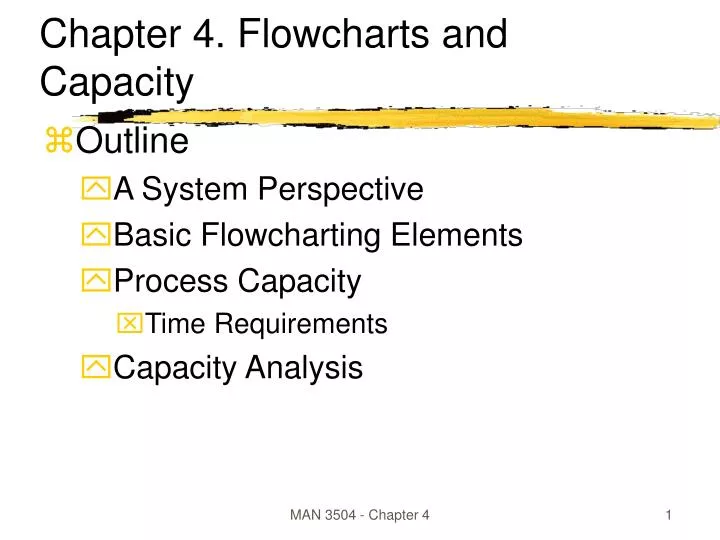 chapter 4 flowcharts and capacity