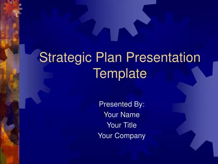 strategic plan presentation template