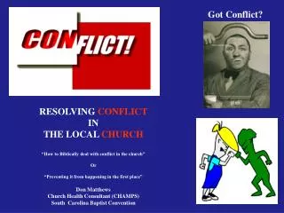 Got Conflict?