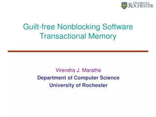 Guilt-free Nonblocking Software Transactional Memory