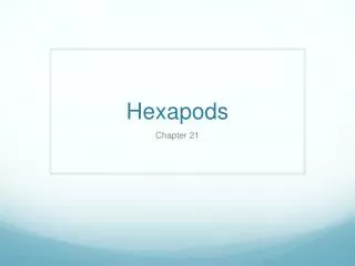 Hexapods