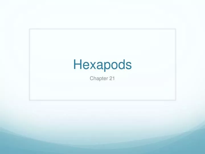 hexapods