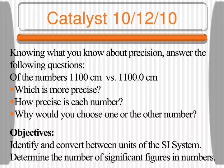 catalyst 10 12 10
