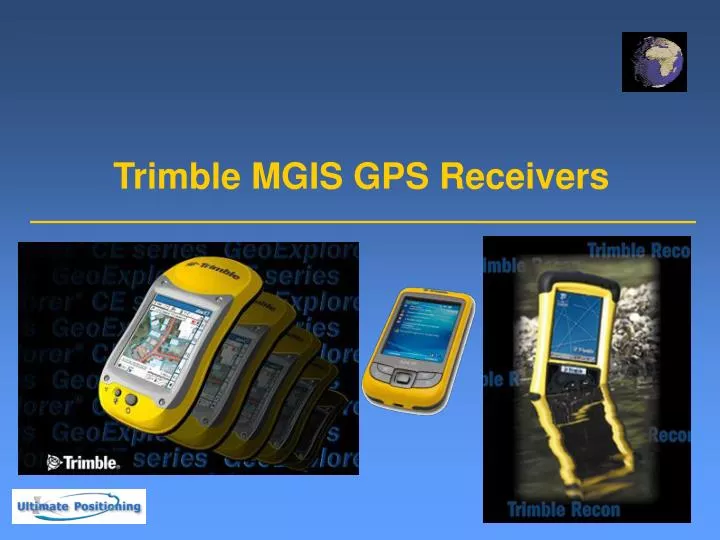 trimble mgis gps receivers