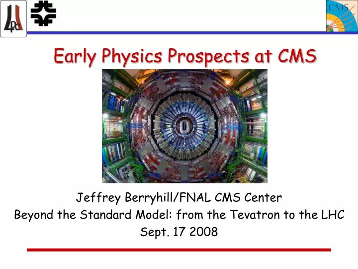 early physics prospects at cms