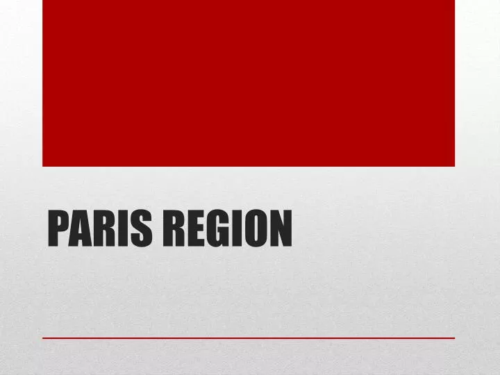 paris region