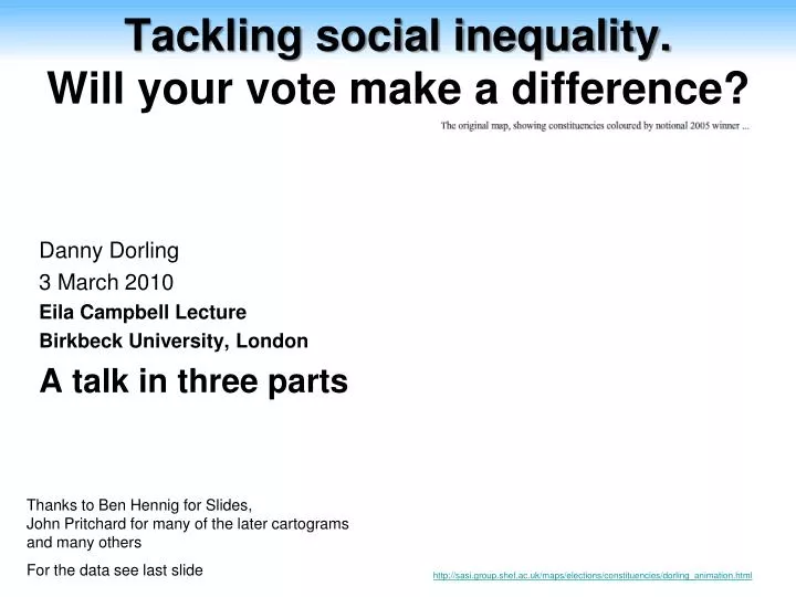 tackling social inequality will your vote make a difference