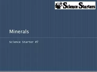 minerals