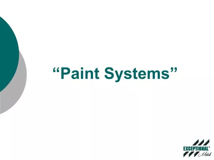 paint systems