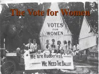 The Vote for Women
