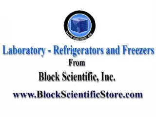 Laboratory Refrigerators And Freezers