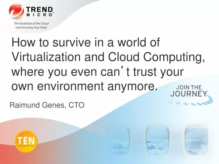 how to survive in a world of virtualization and cloud computing