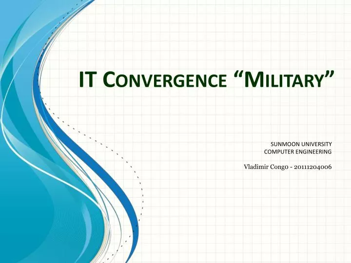 it convergence military