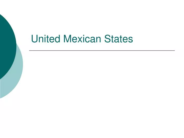 united mexican states