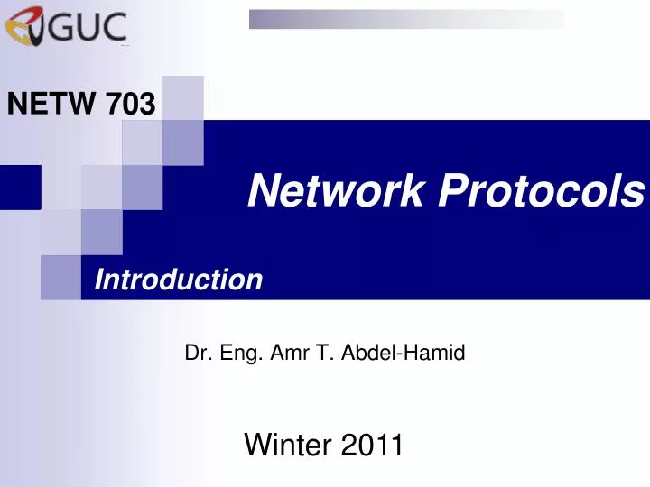 network protocols