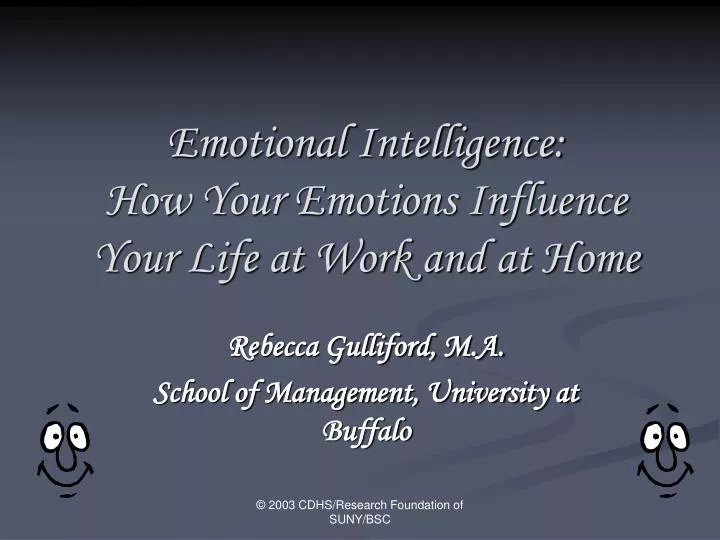 emotional intelligence how your emotions influence your life at work and at home