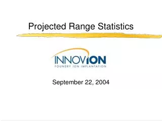 Projected Range Statistics