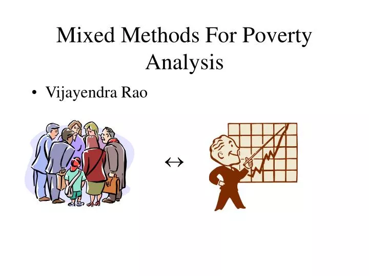 mixed methods for poverty analysis