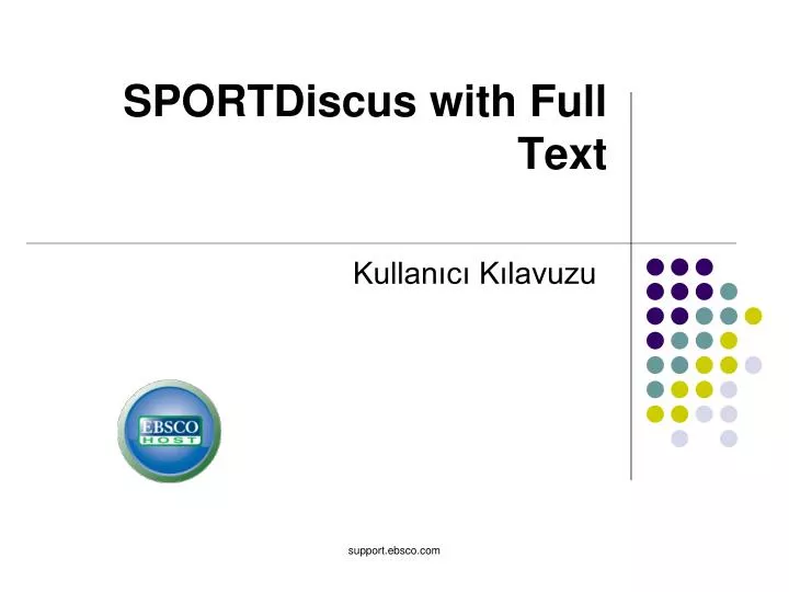 sportdiscus with full text