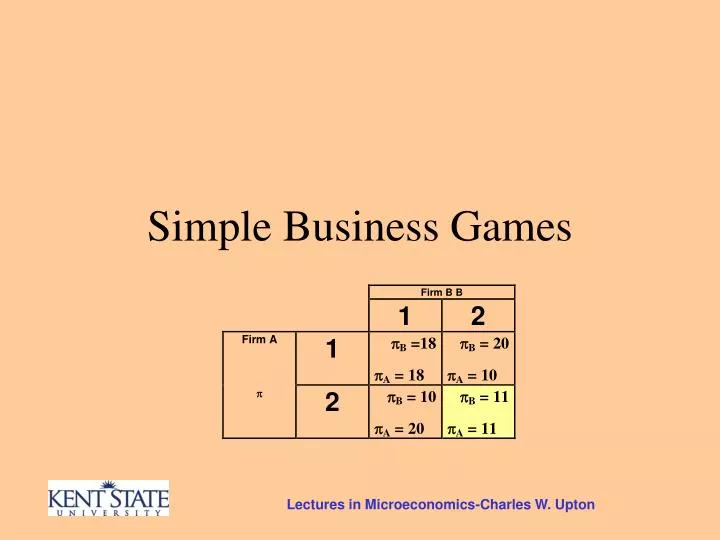 simple business games
