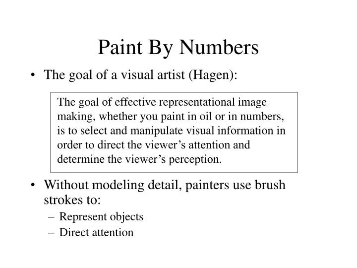 paint by numbers