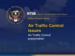 Air Traffic Control Issues - slide 1