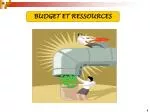 BUDGET ET RESSOURCES - slide 1