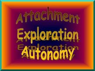 Attachment Exploration Autonomy