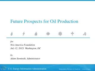 Future Prospects for Oil Production