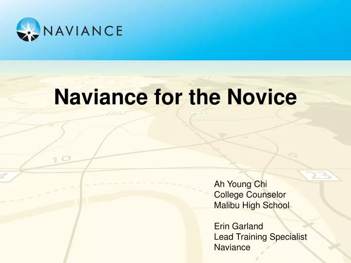 naviance for the novice