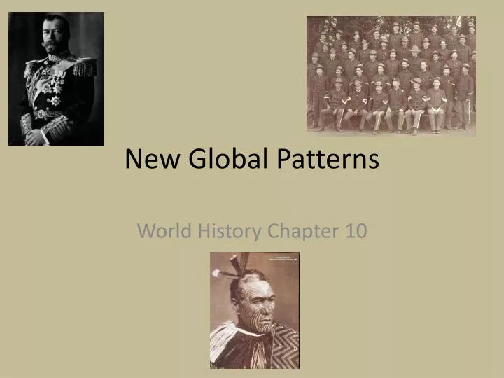 new global patterns