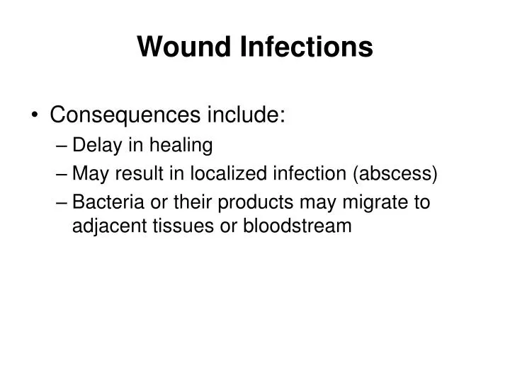 wound infections