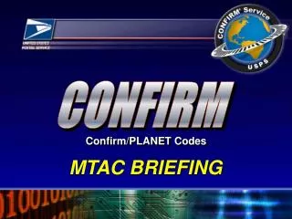 MTAC BRIEFING