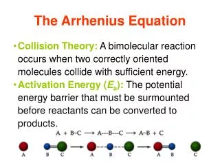 The Arrhenius Equation