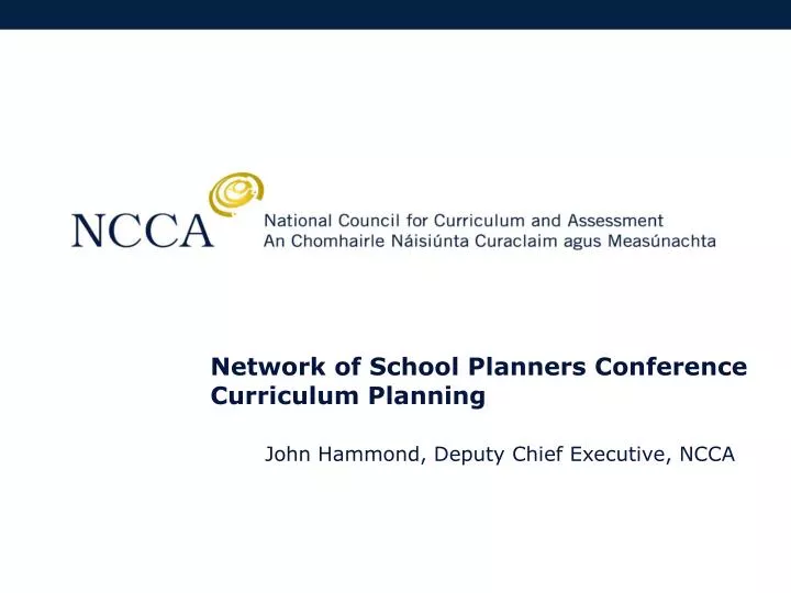 network of school planners conference curriculum planning