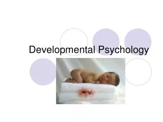 Developmental Psychology