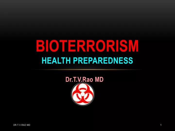 bioterrorism health preparedness