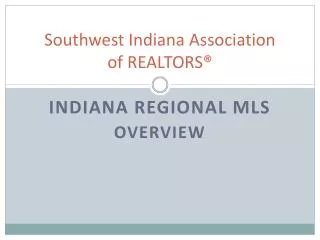 Southwest Indiana Association of REALTORS®